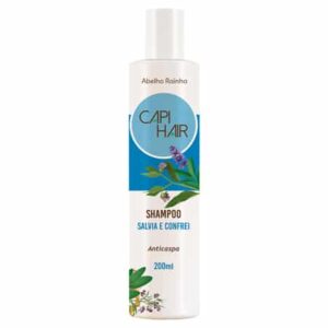 Shampoo hidratante anticaspa Sálvia e Confrei - 200 ml