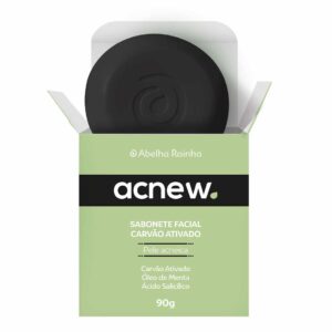 Sabonete em barra facial antiacne com Carvão Ativado - 90 g