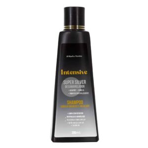 Shampoo Super Silver desamarelador brancos e grisalhos - 300 ml
