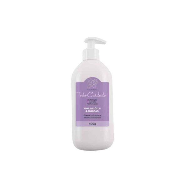 Hidratante desodorante corporal Flor de Lótus e Algodão - 400g