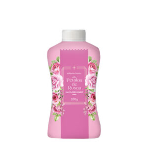 Talco perfumado multiuso Pétalas de Rosas - 100 g