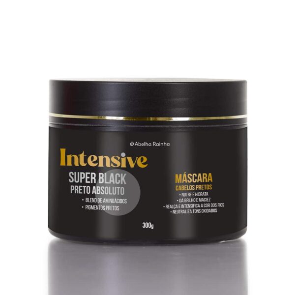 Máscara Capilar Matizadora Super Black Preto Absoluto - 300 g