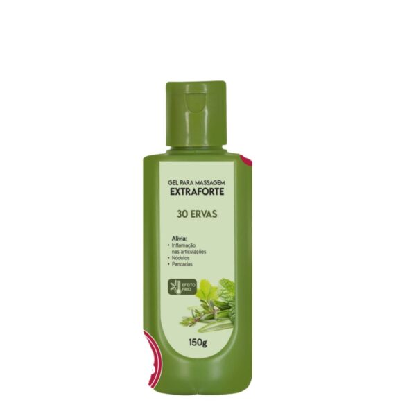 Gel forte para massagem 30 ervas - 120 g