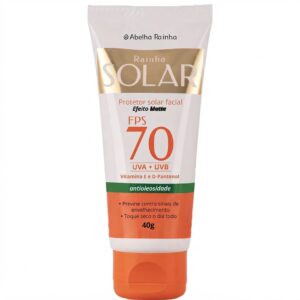 RAINHA SOLAR - PROTETOR SOLAR FACIAL ANTI OLEOSIDADE FPS 70 ? 60G