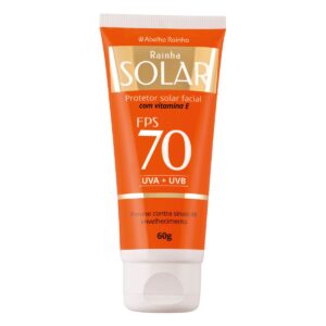 Protetor solar facial em creme FPS 70 - 60 g