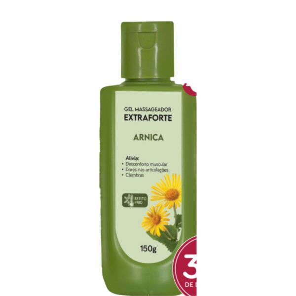 BOM MEDICO - GEL MASSAGEADOR DE ARNICA EXTRA FORTE 120 G