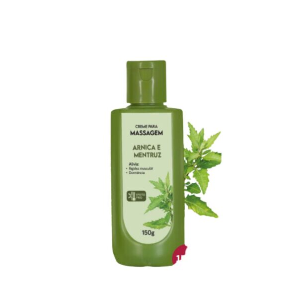 Creme massageador Arnica e Mentruz - 120 g
