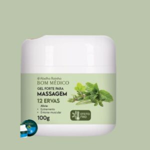 Gel forte para massagem 12 ervas - 100 g