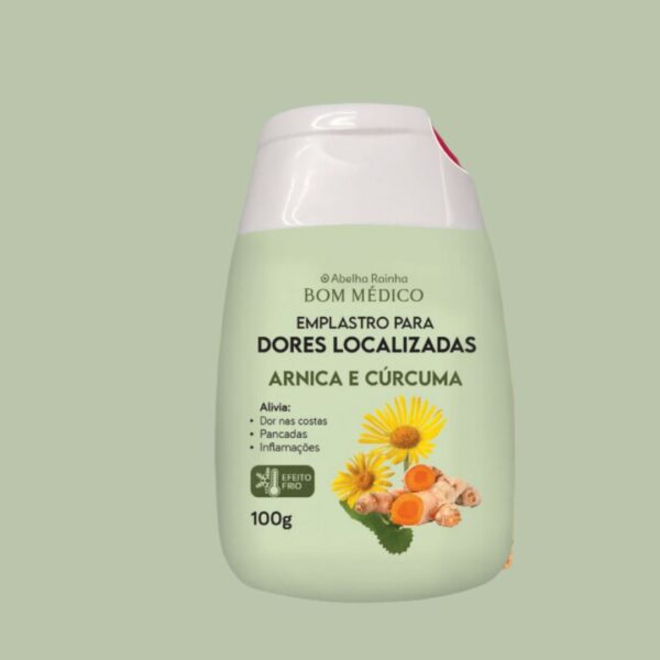 Emplastro para dores localizadas Arnica e Cúrcuma - 100 g
