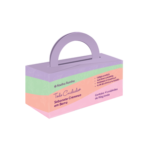TODO CUIDADO MAIS - CAIXA DE SABONETES PRESENTEAVEIS - 4X90G
