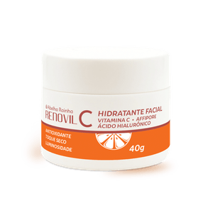 RENOVIL C - HIDRATANTE FACIAL TOQUE SECO COM VITAMINA C 40G