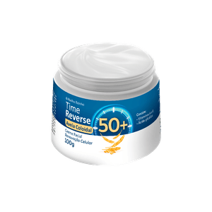 TIME REVERSE CREME FACIAL COM AVEIA COLOIDAL FIRMEZA E RADI?NCIA 50+ 100G