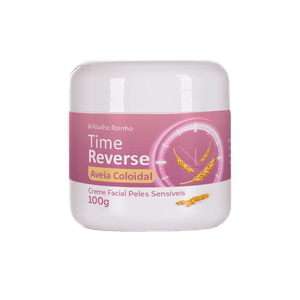 TIME REVERSE CREME FACIAL COM AVEIA COLOIDAL PARA PELES SENSIVEIS 100G