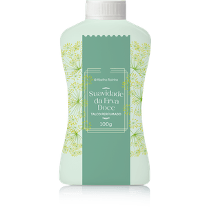 TALCO PERFUMADO - MULTIUSO SUAVIDADE DA ERVA DOCE - 100G