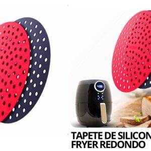 Tapete de silicone Air Fryer Redondo