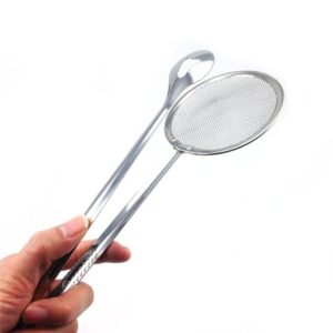 Escumadeira Para Fritura Com pegador Inox